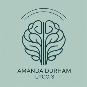 Amanda Durham, LPCC-S – Kentucky-based virtual therapist specializing in anxiety, burnout, maternal mental health, and student support